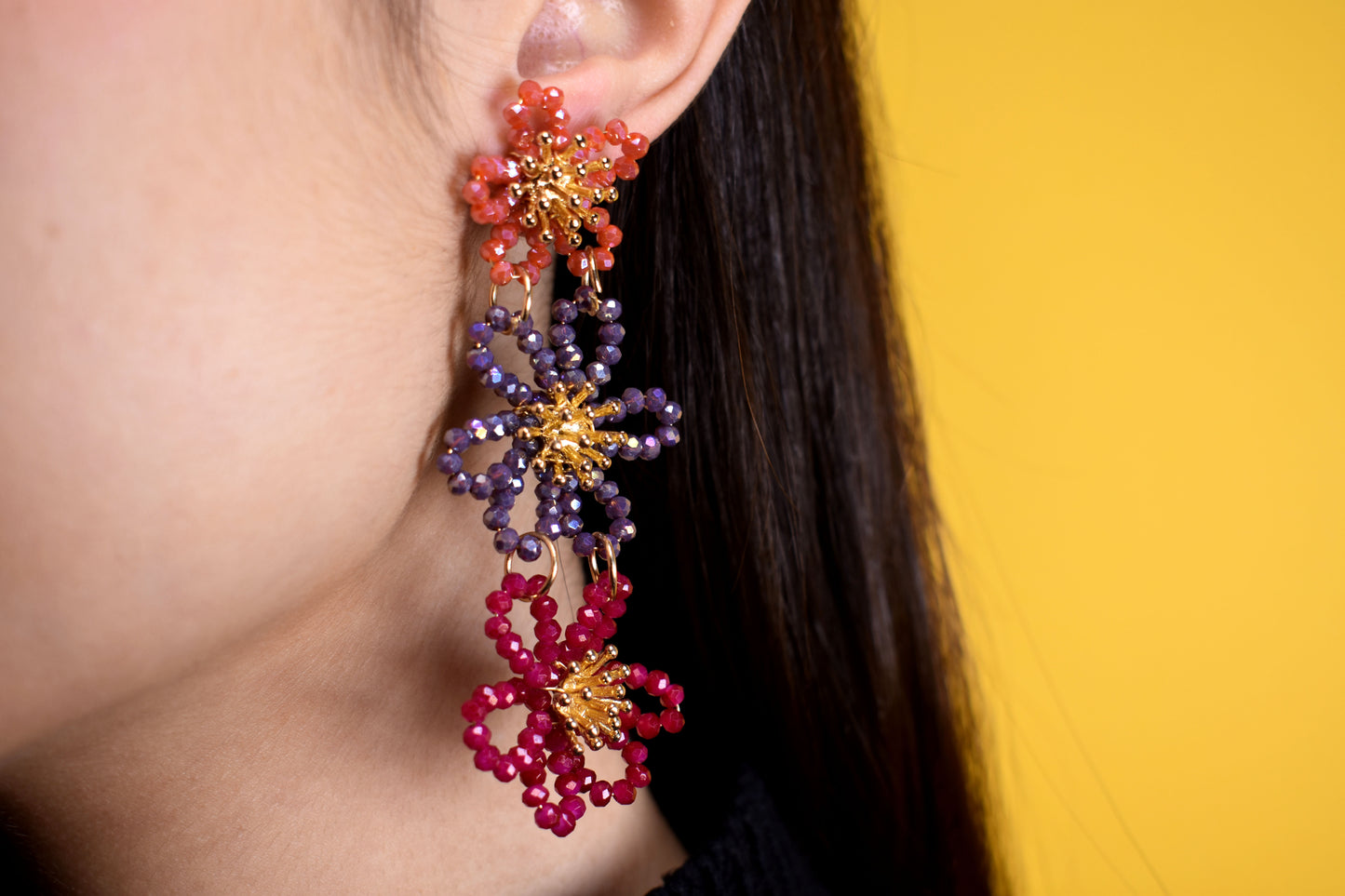 PENDIENTES FLORA